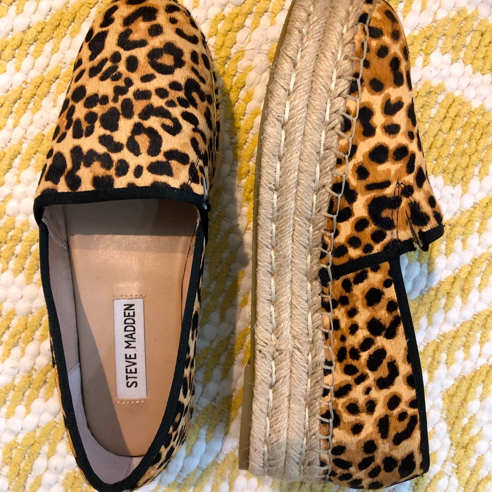 Steve Madden Leopard Platforms